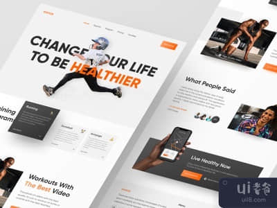 锻炼登陆页(Workout Landing Page)