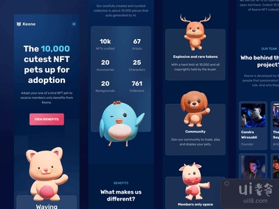 动画响应的宠物NFT市场 ?(Animated Responsive Pet NFT Marketplace ?)