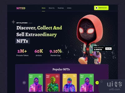 NFT登陆页(NFT Landing page)