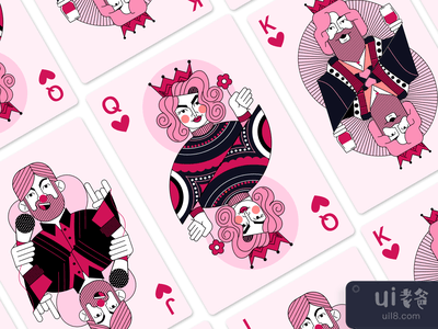 扑克牌艺术 (JQK)(Playing cards art (JQK))