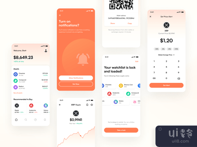 加密货币应用程序概念(Crypto App Concept)
