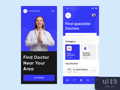 医生应用UI设计(Doctor App UI Design)