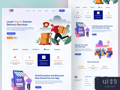 快速交付登陆页面(Fast Delivery Landing page)