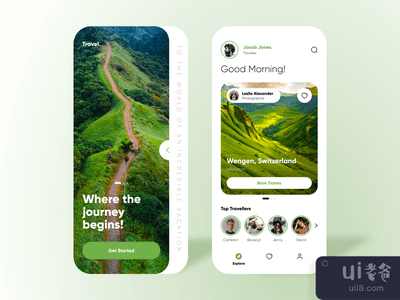 旅游应用设计(Travel App Design)