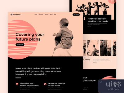Flosurance - 登陆页面(Flosurance - Landing Page)