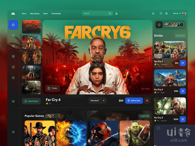 游戏网站概念(Game website concept)