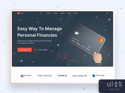 金融服务网站设计(Financial Service Website Design)