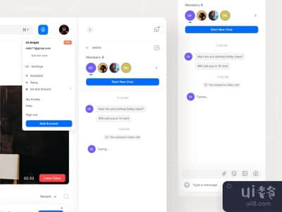 教育仪表板用户界面的灯光模式(Education Dashboard UI Light mode)