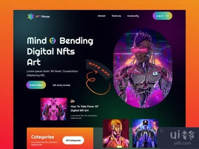 NFT登陆页(NFT Landing page)
