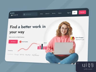 求职网站头条探索(Job finder website Header Exploration)