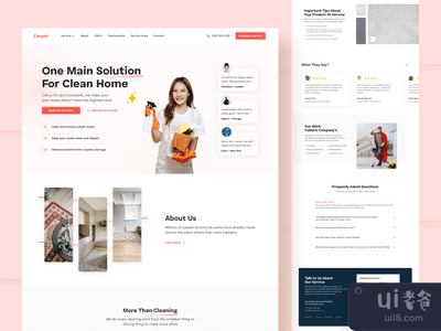 天使地毯项目 - 网站设计(Angel Carpet Project - Website Design)
