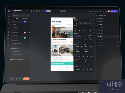 低代码应用程序生成器（风格化更新）。(Low Code App Builder (stylization updates).)
