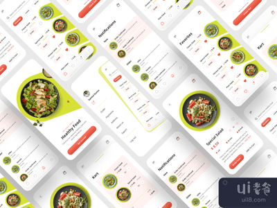 食品移动应用程序设计(Food Mobile App Design)