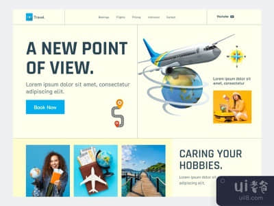 旅游登陆页(Travel Landing Page)