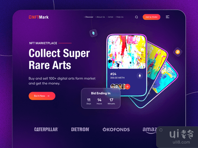 NFTMark ||登陆页面探索(NFTMark || Landing Page Exploration)
