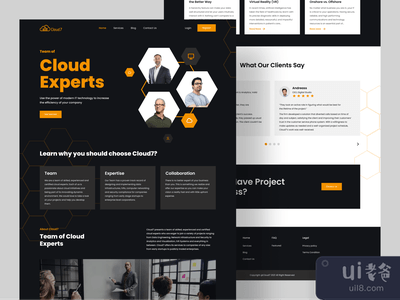 Cloud7 - 登陆页(Cloud7 - Landing Page)