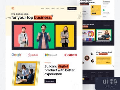 数字营销机构网站(Digital Marketing Agency Website)