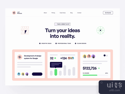 英雄：Haze模板动画(Webflow UI Kit)(Hero : Haze Template Animation (Webflow UI Kit))