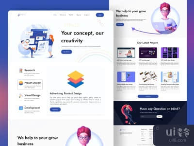 设计机构网站(Design Agency Website)