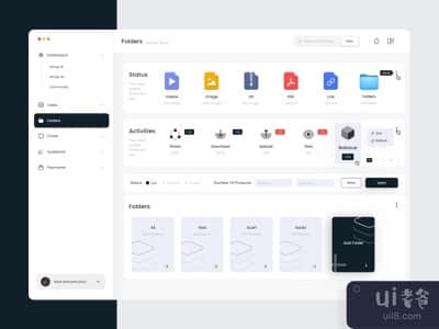 电子商务仪表板[轻量级部分](E-commerce Dashboard [Light part])