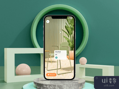 Homely AR - 家具应用首页及产品标签(Homely AR - Furniture App Home & Product Tag)