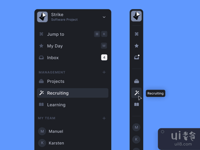 侧边栏导航(Sidebar Navigation)