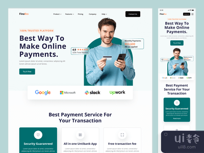 金融网站设计(Finance Web Design)