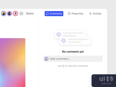 评论 空的状态(Comments empty state)