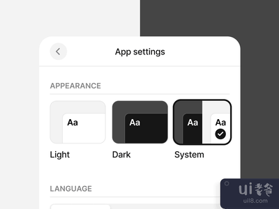 亮/暗模式开关(Light / Dark Mode Switch)