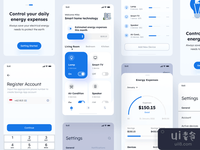 Rebound - 智能家居移动应用程序(Rebound - Smart Home Mobile App)
