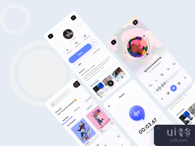 播客(灯光模式)(Podcast( Light mode))