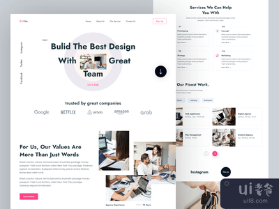 初创机构网站(Startup Agency Website)