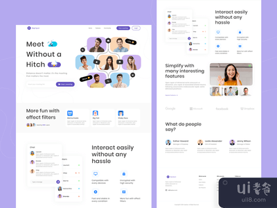 Kepripun - 虚拟会议登陆页(Kepripun - Virtual meeting landing page)