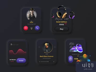 智能手表界面(Smart Watch Interface)