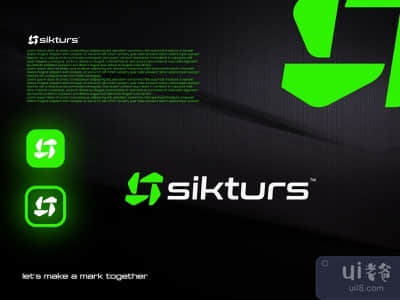 S字母标志 - S现代标志 - 简单标志(S letter logo - S modern logo - Simple logo)