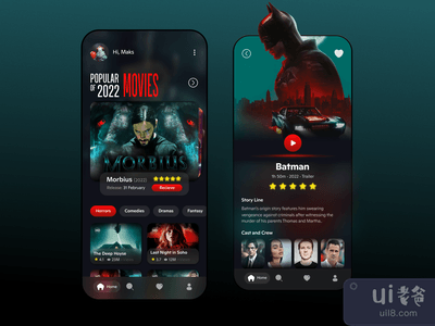 ? 电影评级应用程序概念(? Movie Rating App Concept)