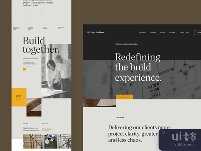 艾利安建筑公司网站(Align Builders Website)