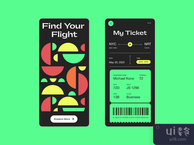 机票预订应用程序(Flight Ticket Booking App)