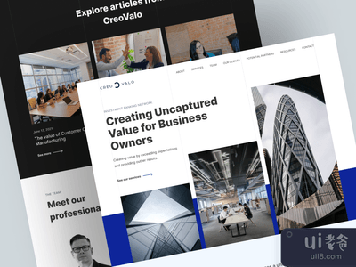CreoValo登陆页(CreoValo Landing page)