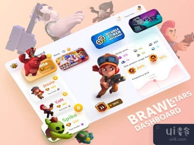 争吵明星的仪表板?(Dashboard of Brawl Stars?)