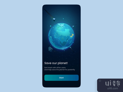 生态友好概念--回收应用(Eco-friendly Concept - Recycling Application)