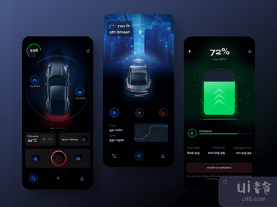 ?汽车助理应用程序概念(? Car Assistant App Concept)