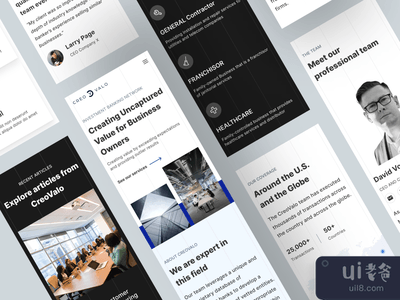 投资银行网络 移动响应(Investment Banking Network Mobile Responsive)