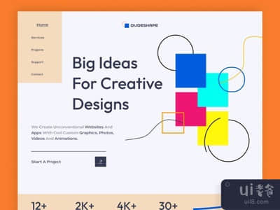 设计机构网站...(Design Agency Website..)