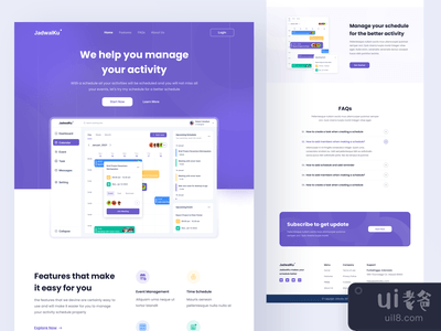 Jadwalku - 登陆页(Jadwalku - Landing Page)
