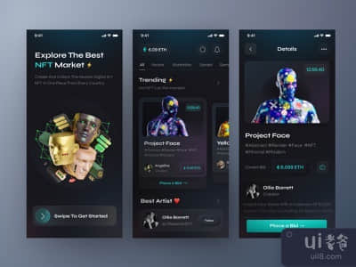 NFT Marketplace - 移动应用程序(NFT Marketplace - Mobile App)
