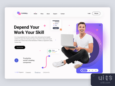 营销机构登陆页面(Marketing Agency landing page)