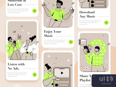 音乐应用的入职培训(Music App Onboarding)