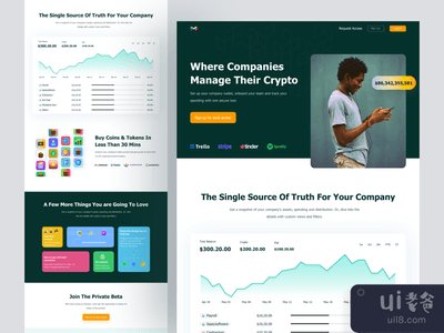 加密货币网页设计(Cryptocurrency Web Design)