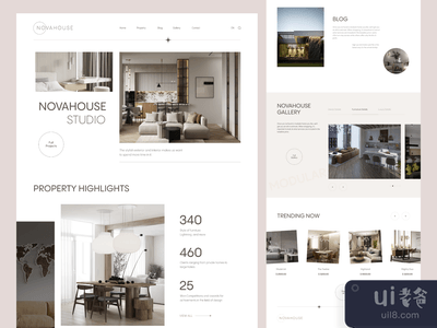 NOVAHOUSE - 登陆页面(NOVAHOUSE - Landing Page)